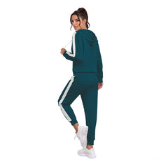 Mayawye Women's Knitting stretchable Solid Hooded Neck Full Sleeve Track Suit (Morpich)