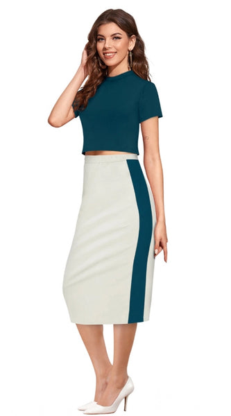 Mayawye Women's Knitting stretchable Solid Round Neck Cap Sleeve Top (Morpich)