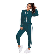 Mayawye Women's Knitting stretchable Solid Hooded Neck Full Sleeve Track Suit (Morpich)