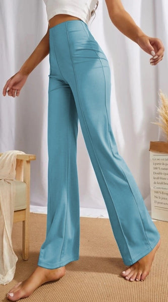 Mayawye Women's Polyester Solid Regular Fit Pant (Pista)