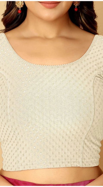 Mayawye Pack Of_2 Women's Hosiery Short Sleeves Round Neck Non-Padded Blouse (White)
