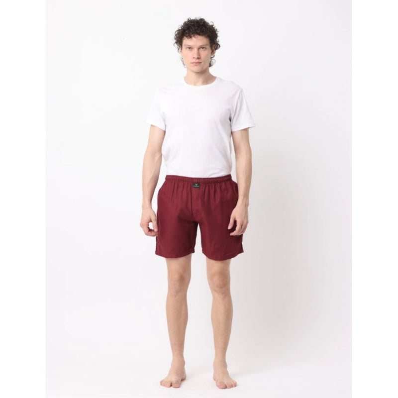Mayawye Pack_of_2 Men's Polycotton Solid Boxer Shorts (Multicolor)