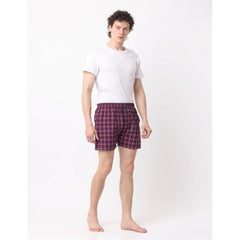 Mayawye Pack_of_2 Men's Polycotton Checked Boxer Shorts (Multicolor)