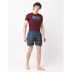 Mayawye Pack_of_2 Men's Polycotton Checked Boxer Shorts (Multicolor)