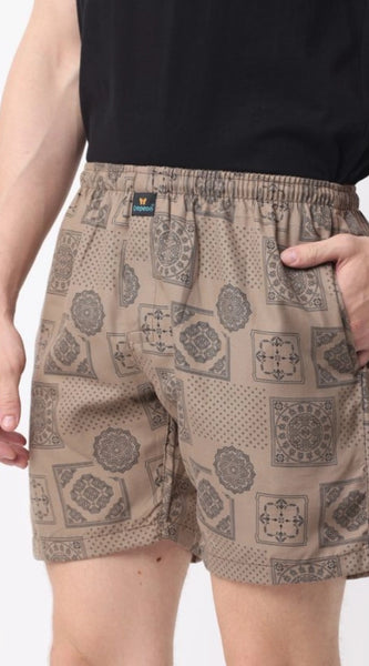 Mayawye Pack_of_2 Men's Polycotton Printed Boxer Shorts (Multicolor)