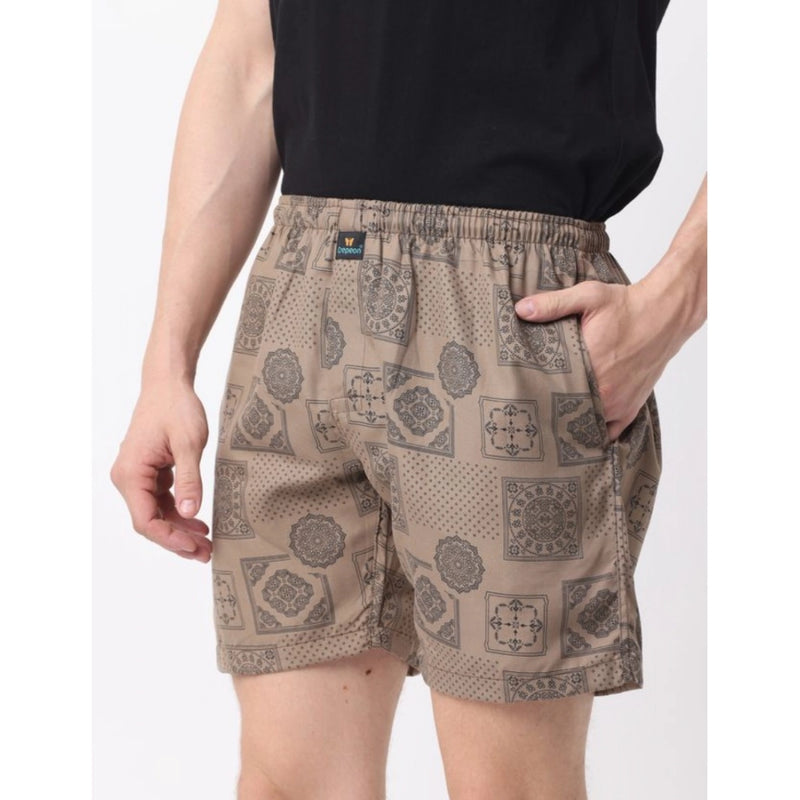 Mayawye Pack_of_2 Men's Polycotton Printed Boxer Shorts (Multicolor)
