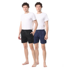 Mayawye Pack_of_2 Men's Polycotton Solid Boxer Shorts (Multicolor)