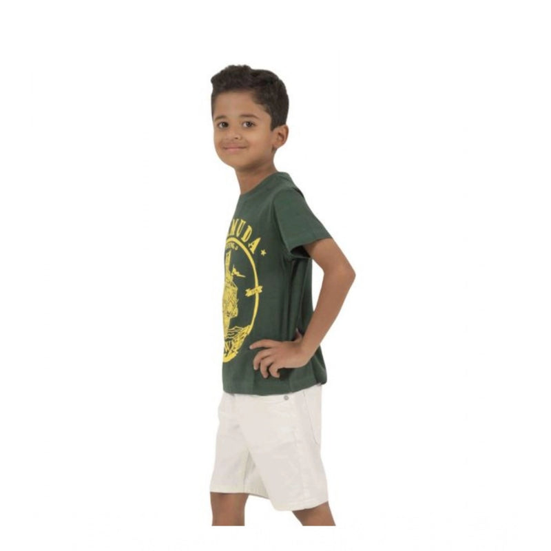 Mayawye Pack of 3 Boy's Cotton Printed Short Sleeve T-Shirt's (Multicolor)