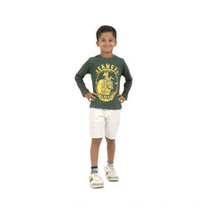 Mayawye Pack of 3 Boy's Cotton Printed Full Sleeve T-Shirt's (Multicolor)