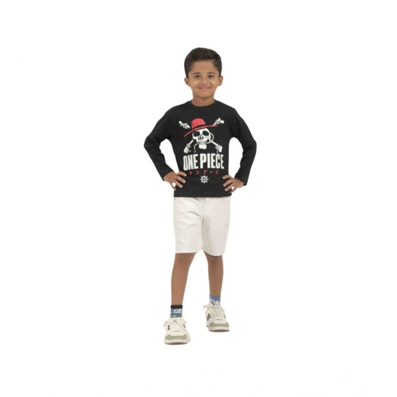 Mayawye Pack of 3 Boy's Cotton Printed Full Sleeve T-Shirt's (Multicolor)