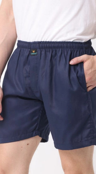 Mayawye Pack_of_2 Men's Polycotton Solid Boxer Shorts (Multicolor)