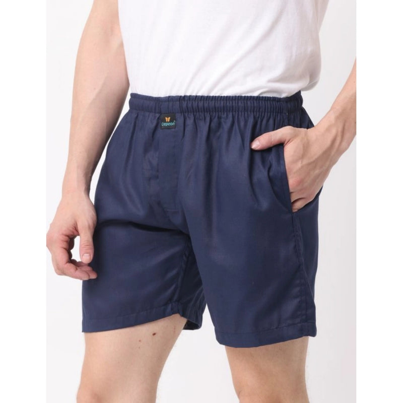 Mayawye Pack_of_2 Men's Polycotton Solid Boxer Shorts (Multicolor)