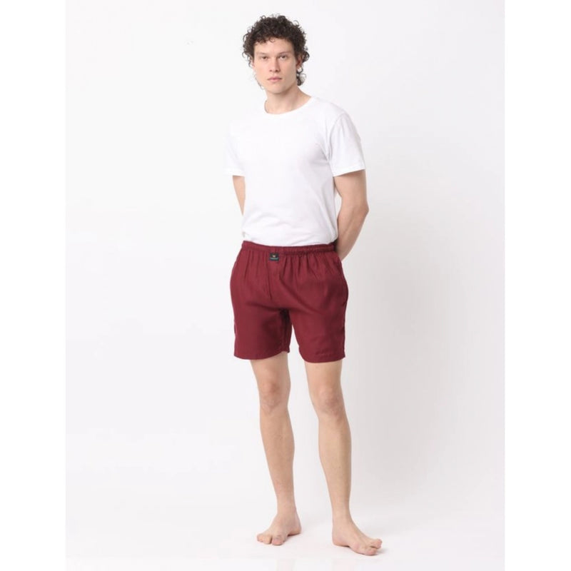Mayawye Pack_of_2 Men's Polycotton Solid Boxer Shorts (Multicolor)