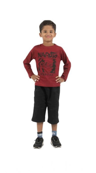 Mayawye Pack of 2 Boy's Cotton Printed Full Sleeve T-Shirt's (Multicolor)