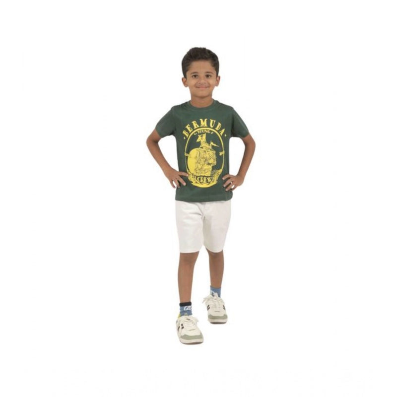 Mayawye Pack of 2 Boy's Cotton Printed Short Sleeve T-Shirt's (Multicolor)