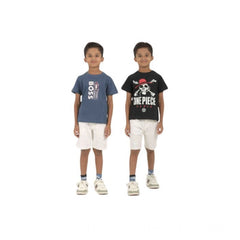 Mayawye Pack of 2 Boy's Cotton Printed Short Sleeve T-Shirt's (Multicolor)
