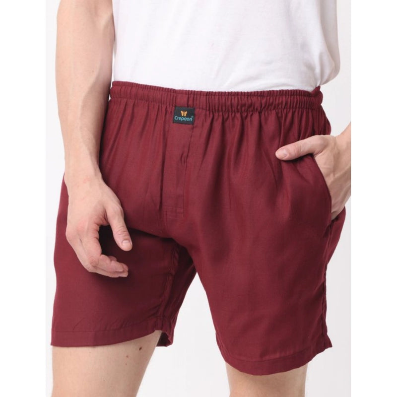 Mayawye Pack_of_2 Men's Polycotton Solid Boxer Shorts (Multicolor)