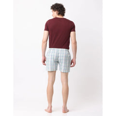 Mayawye Pack_of_2 Men's Polycotton Checked Boxer Shorts (Multicolor)