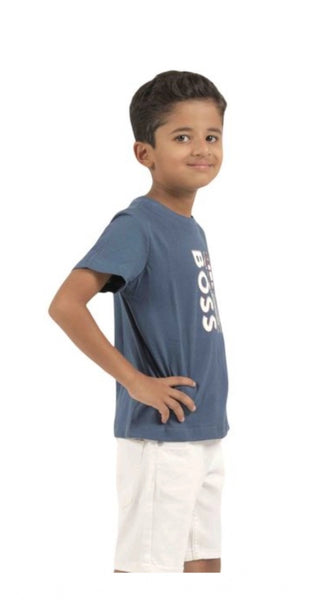 Mayawye Pack of 2 Boy's Cotton Printed Short Sleeve T-Shirt's (Multicolor)