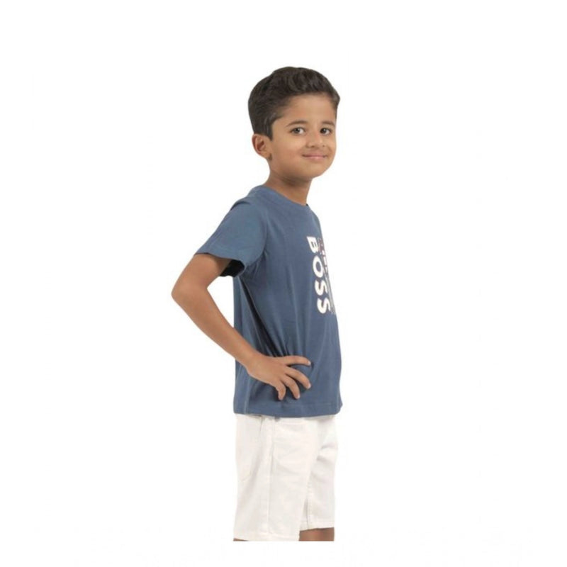 Mayawye Pack of 2 Boy's Cotton Printed Short Sleeve T-Shirt's (Multicolor)
