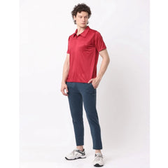 Mayawye Pack of 2 Men's Casual Cotton Blend Solid Short Sleeve Tshirts (Multicolor)