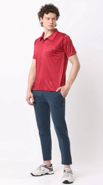 Mayawye Pack of 2 Men's Casual Cotton Blend Solid Short Sleeve Tshirts (Multicolor)