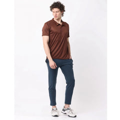Mayawye Pack of 2 Men's Casual Cotton Blend Solid Short Sleeve Tshirts (Multicolor)