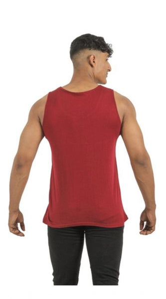 Mayawye Pack of 2 Men's Casual Cotton Printed Sleeveless Sleeve Tshirts (Multicolor)