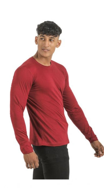 Mayawye Pack of 2 Men's Casual Cotton Solid Full Sleeve Tshirts (Multicolor)