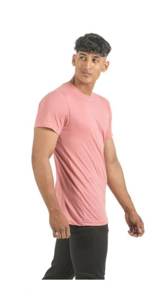Mayawye Pack of 2 Men's Casual Cotton Solid Short Sleeve Tshirts (Multicolor)