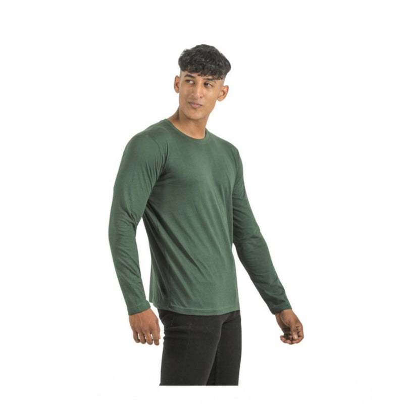 Mayawye Pack of 2 Men's Casual Cotton Solid Full Sleeve Tshirts (Multicolor)