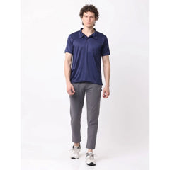 Mayawye Pack of 2 Men's Casual Cotton Blend Solid Short Sleeve Tshirts (Multicolor)