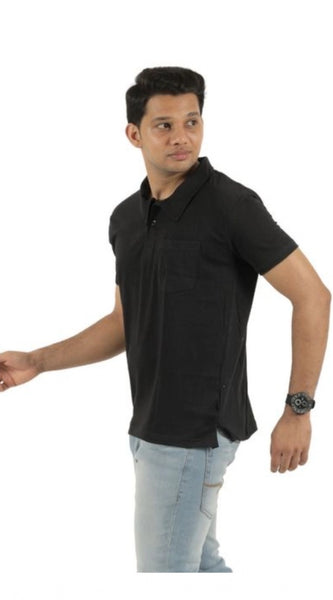 Mayawye Pack of 2 Men's Casual Cotton Solid Short Sleeve Tshirts (Multicolor)