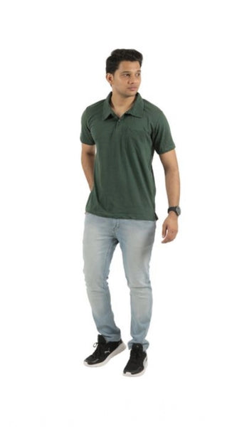 Mayawye Pack of 2 Men's Casual Cotton Solid Short Sleeve Tshirts (Multicolor)