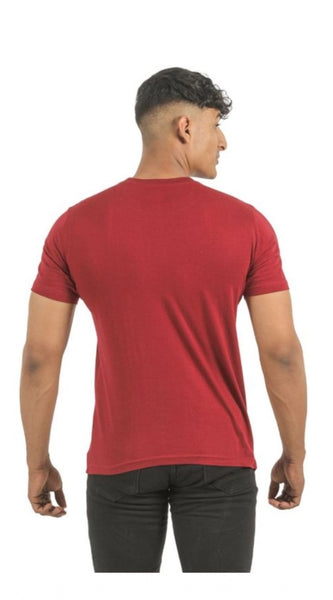 Mayawye Pack of 2 Men's Casual Cotton Printed Short Sleeve Tshirts (Multicolor)