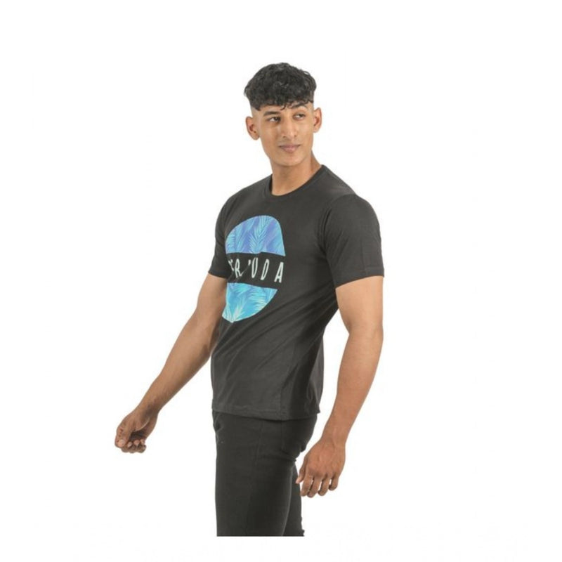 Mayawye Pack of 2 Men's Casual Cotton Printed Short Sleeve Tshirts (Multicolor)