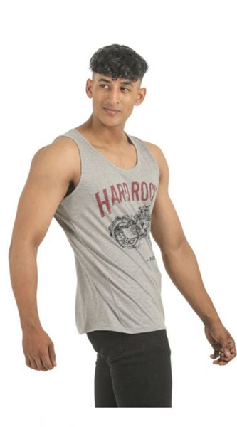 Mayawye Pack of 2 Men's Casual Cotton Printed Sleeveless Sleeve Tshirts (Multicolor)