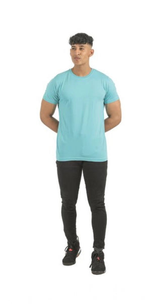 Mayawye Pack of 2 Men's Casual Cotton Solid Short Sleeve Tshirts (Multicolor)