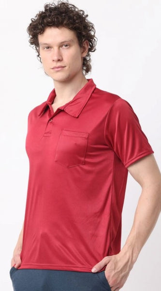Mayawye Pack of 2 Men's Casual Cotton Blend Solid Short Sleeve Tshirts (Multicolor)