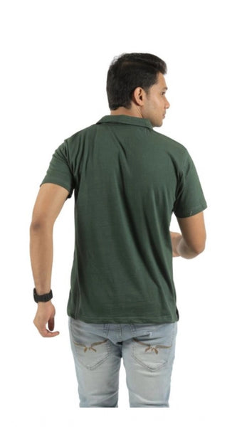 Mayawye Pack of 2 Men's Casual Cotton Solid Short Sleeve Tshirts (Multicolor)