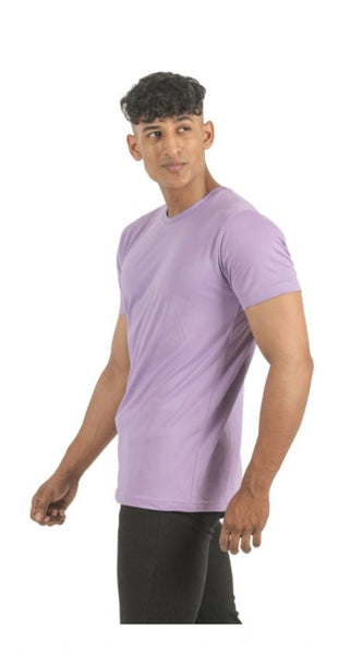 Mayawye Pack of 2 Men's Casual Cotton Solid Short Sleeve Tshirts (Multicolor)
