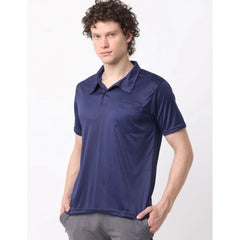 Mayawye Pack of 2 Men's Casual Cotton Blend Solid Short Sleeve Tshirts (Multicolor)