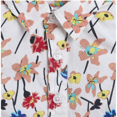 Mayawye Boy's Cotton Blend Printed Short Sleeve Shirt (MultiColor)