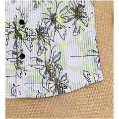 Mayawye Boy's Cotton Blend Printed Short Sleeve Shirt (MultiColor)