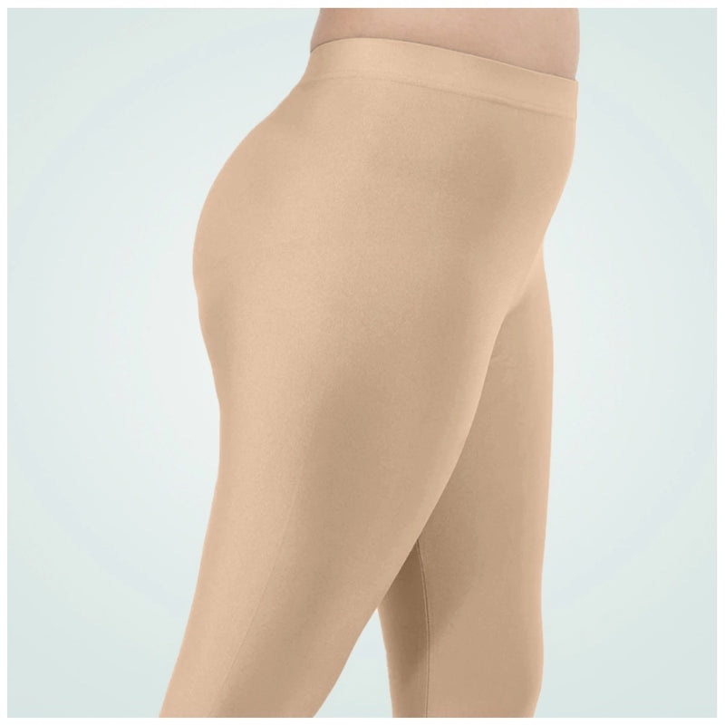 Mayawye Women's Cotton Blended Solid Shimmer Ankle leggings (Sandal)