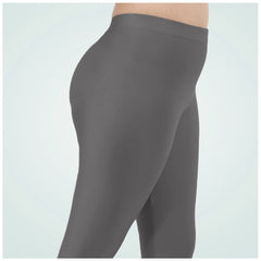 Mayawye Women's Cotton Blended Solid Shimmer Ankle leggings (Dark Gray)