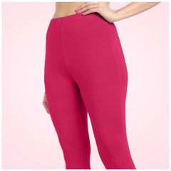 Mayawye Women's Cotton Blended Solid Ankle legging (Rani)