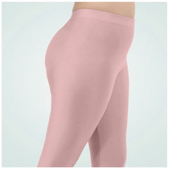 Mayawye Women's Cotton Blended Solid Shimmer Ankle leggings (Onion)