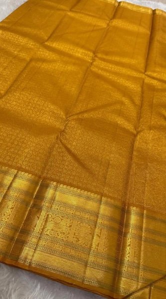 Mayawye Women's Silk Printed Saree With Unstitched Blouse 5.5Mtr (Black)